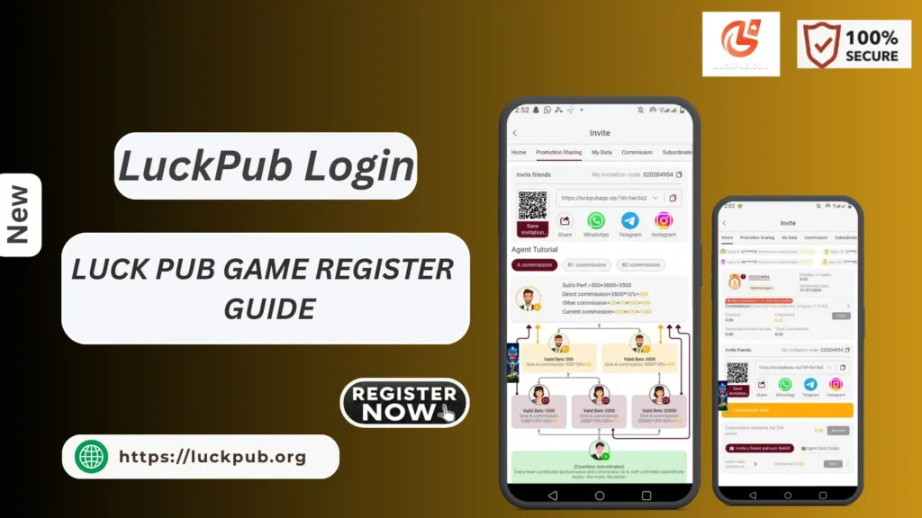luckpub game register